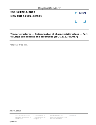 NBN ISO 12122-6:2021