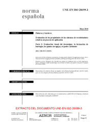 UNE-EN ISO 28199-3:2010