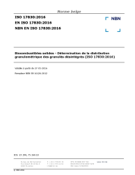 NBN EN ISO 17830:2016