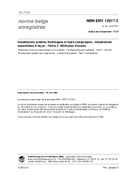 NBN ENV 12977-2:2001