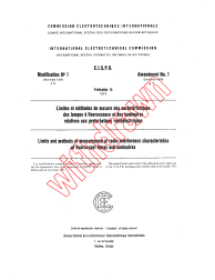 CISPR 15:1975/AMD1:1978