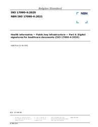 NBN ISO 17090-4:2021