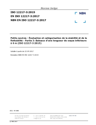 NBN EN ISO 12217-3:2017