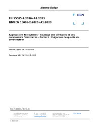NBN EN 15085-2:2020+A1:2023