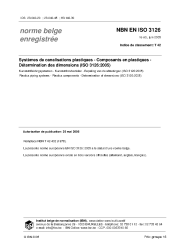 NBN EN ISO 3126:2005