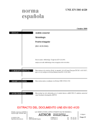 UNE-EN ISO 4120:2008