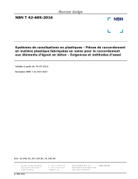 NBN T 42-605:2016