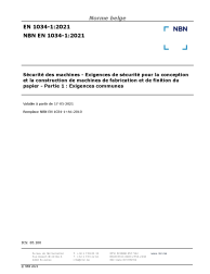 NBN EN 1034-1:2021