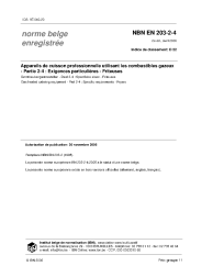 NBN EN 203-2-4:2006