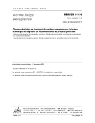 NBN EN 14116:2012