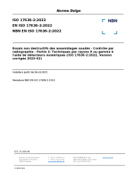 NBN EN ISO 17636-2:2022