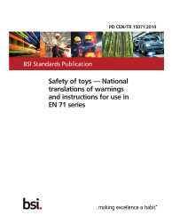 PD CEN/TR 15071:2014