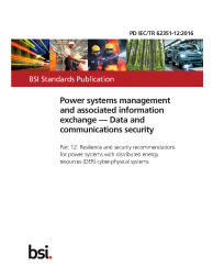 PD IEC/TR 62351-12:2016