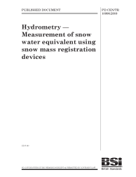 PD CEN/TR 15996:2010