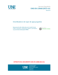 UNE-EN 13060:2015+A1:2019 (R2020)