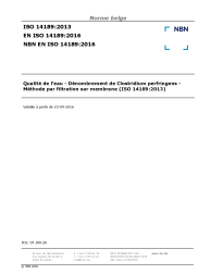 NBN EN ISO 14189:2016