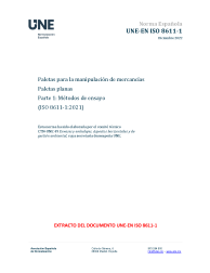 UNE-EN ISO 8611-1:2022