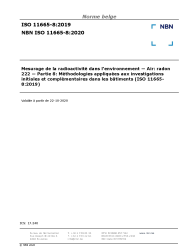 NBN ISO 11665-8:2020