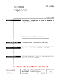 UNE 20512-6:2001 (R2015)