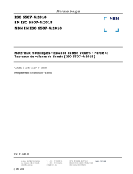 NBN EN ISO 6507-4:2018