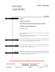 UNE-EN ISO 6401:2009