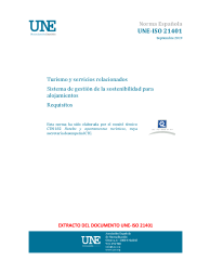 UNE-ISO 21401:2019