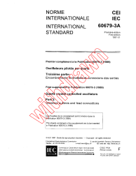 IEC 60679-3A:1991