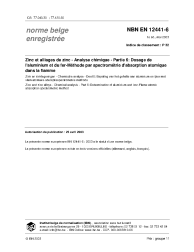 NBN EN 12441-6:2003