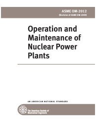 ASME OM-2012