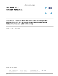 NBN ISO 9296:2021