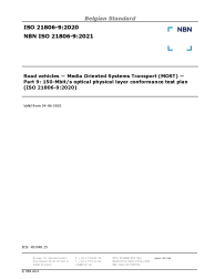 NBN ISO 21806-9:2021