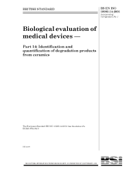 BS EN ISO 10993-14:2001