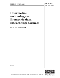 BS ISO/IEC 19794-1:2006