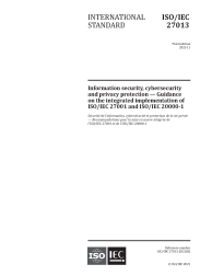 ISO/IEC 27013:2021