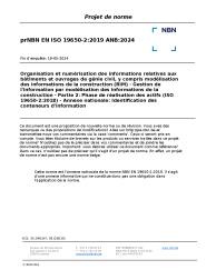 prNBN EN ISO 19650-2:2019 ANB:2024