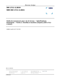 NBN ISO 1711-2:2021