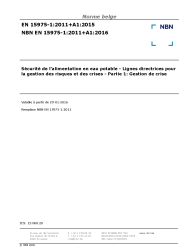 NBN EN 15975-1:2011+A1:2016