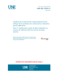 UNE-EN 13501-5:2019