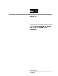 ISO/IEC GUIDE 14:2003