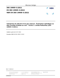 NBN EN ISO 19905-3:2022