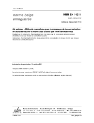 NBN EN 14211:2012