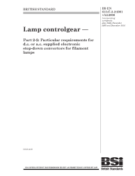 BS EN 61347-2-2:2001+A2:2006