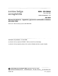NBN EN 28848:1994