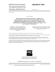 CEN ISO/TS 17919:2013