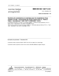 NBN EN ISO 15877-2/A1:2010