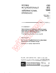 IEC 61046:1993/AMD1:1995
