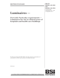 BS EN 60598-2-25:1995
