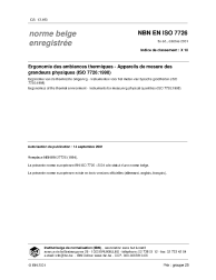 NBN EN ISO 7726:2001