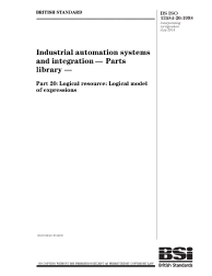 BS ISO 13584-20:1998