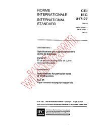 IEC 60317-27:1990/AMD1:1993